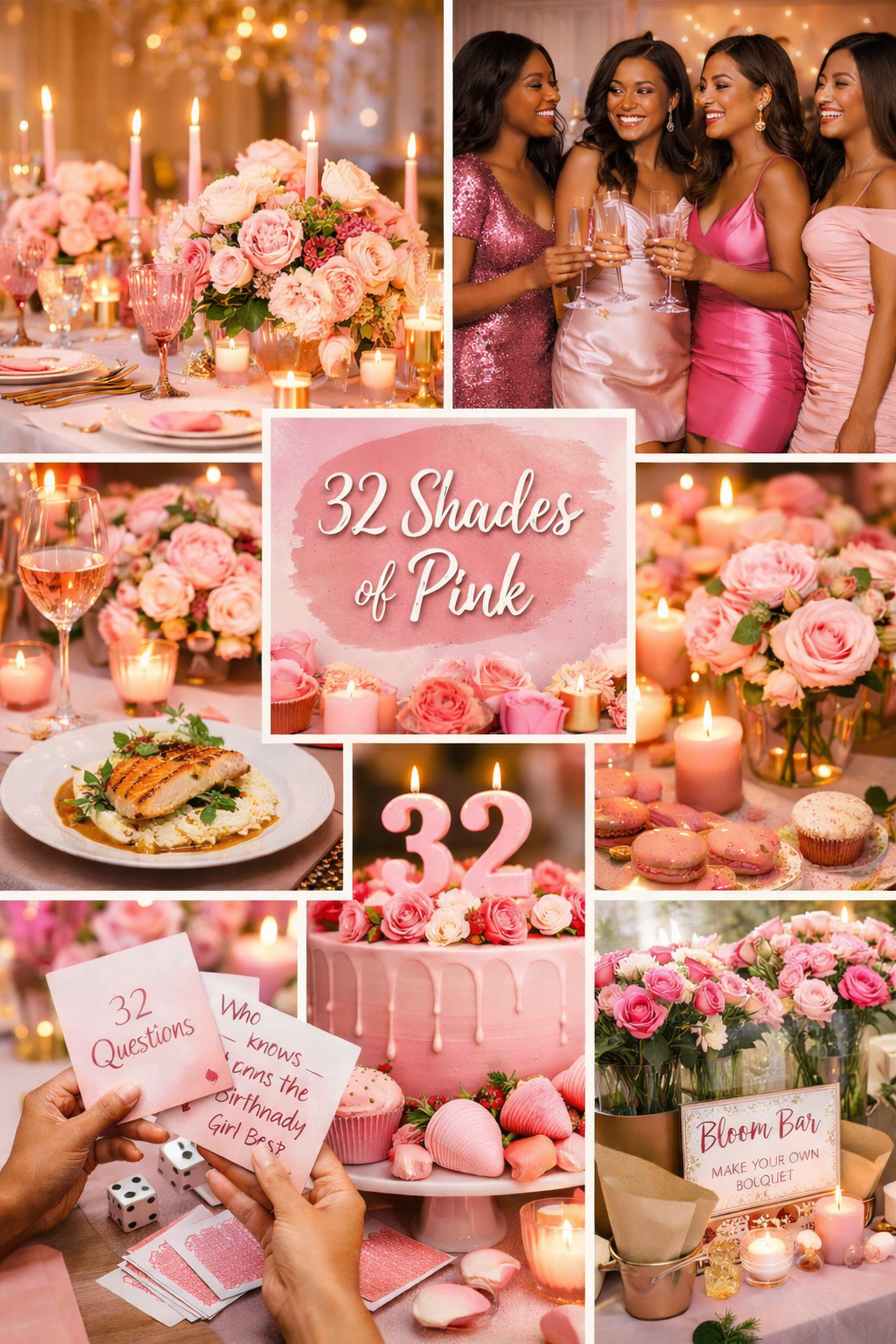 32 Shades of Pink Galantines Party